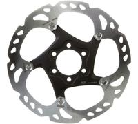 Shimano Deore XT SM-RT86-M2 Disco Freno Rotor - 180mm, 6-Bulloni, Argento/Nero