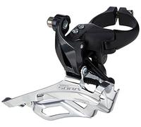 SHIMANO Deragliatore Anteriore: 2091152810, Unisex, Nero, 9-Speed, Clamp Triple