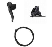 Shimano Br-rx410kt/bl-rx610-l 160 Mm Disc 1000 Mm Brakes Argento Black