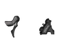 SHIMANO Disc Brake Set Rear Black ST-U6030(R), BR-U6030(R) componente bici per compatibilità
