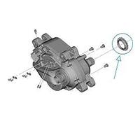 SHIMANO E-Bike Systems Du-Ep801/Du-Ep600 Anello di bloccaggio Silver/Black One Size
