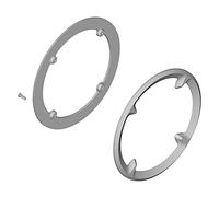 SHIMANO E-Bike Systems Sm-Cre80 Anello di protezione a doppia catena Silver/Black One Size