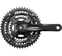 SHIMANO E-FCTY501C888XLB - Guarnitura Quadrata 6/7/8, 170 mm, Colore: Nero