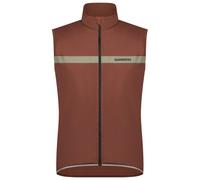 Shimano - Evolve Wind Vest Insulated - Gilet da ciclismo L marrone