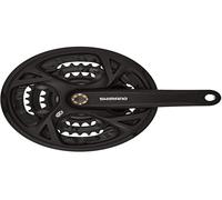 SHIMANO FC-M371, Guarnitura Unisex-Adulti, Nero, Länge 175 mm