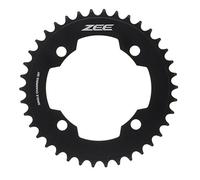 Shimano FC-M640, Corona, Nero, 38 Denti