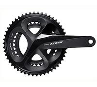 Shimano FC-R7000 105, Guarnitura 11V Unisex Adulto, Nero, 50/34D