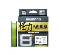 Shimano Linea da pesca intrecciata Kairiki 8+ 300 m 0,19 mm 13,4 kg M Verde
