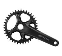SHIMANO GRX FC-RX610-1 - Crankset - 172,5 mm, 12 velocità, 40t, 110 BCD, interfaccia Hollowtech II, colore: Nero