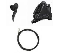 Shimano GRX ST-RX610 + BR-RX400 - kit freno posteriore Black unisex