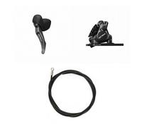 Shimano Parts Shimano Freno a Disco - GRX ST-RX820 + BR-RX820 - STI | Idraulico | Flat Mount | 2x12 Velocità - Sinistra | Anteriore taglia unica