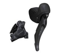 Shimano Grx St-rx610/br-rx410 Hydraulic Brakes Argento Black