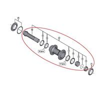 Shimano Boccola Hb M8010 Deore Xt Front