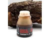 SHIMANO Iso Hookbait G Chilli&Sausage 200ml Dip esca artificiale per movimento realistico