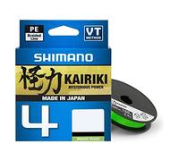 SHIMANO, Kairiki-4, treccia, lenza-intrecciata, linea-intrecciata, linea-di-pesca, filo, Verde-Mantide, Mantis-Green, LDM54TE1516015G