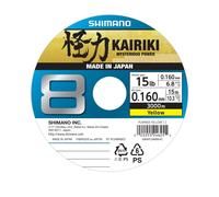 SHIMANO Kairiki 8, 3000m, giallo, Lenza Da Pesca Intrecciata