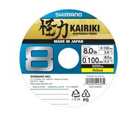 SHIMANO Kairiki 8, 3000m, giallo, Lenza Da Pesca Intrecciata
