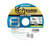 SHIMANO Kairiki 8, 3000m, Verde Mantis, Lenze da pesca intrecciate 8 volte