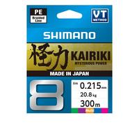 SHIMANO Kairiki 8, 300m, Multicolore, Lenze da pesca intrecciate 8 volte
