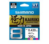 SHIMANO Kairiki 8, 300m, Multicolore, Lenze da pesca intrecciate 8 volte