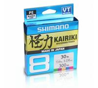 SHIMANO KAIRIKI 8 TRECCIATO PE DYNEEMA 150 MT E 300 MT FILO DA PESCA