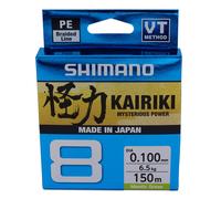 FILO DA PESCA SHIMANO KAIRIKI 8 TRECCIATO PE DYNEEMA 150 MT E 300 MT