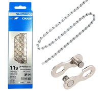 Shimano Kette CN-HG601-11 11V 126 Maglie Con Quick Link Argento