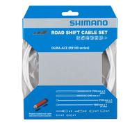 Shimano Dura Ace R9100 Road Shift Cable Set Shift Cable Kit Bianco 1700 mm