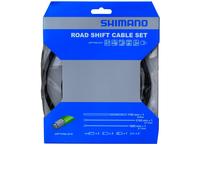 Shimano Kit cavi cambio Optislik OT-SP41 con guaine PTFE/Teflon per deragliatori road Nero