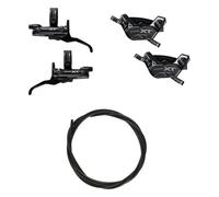 Shimano Bl-m8200-br/m8220 4 Piston Upgrade Kit Argento Black