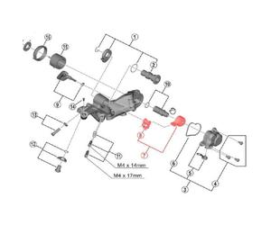 SHIMANO KIT STABILIZZATORE Y3FA98100 PER M6100 - M7100 - M8100 - M9100