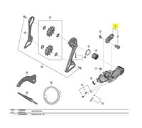 Unità di supporto per il tipo normale Shimano RD-R9250 Noir TU