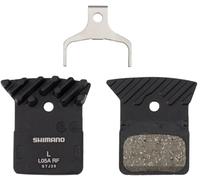 Shimano L05A-RF Disc Brake Pad and Spring - Resin Compound, Finned Lega Back Plate, One Pair