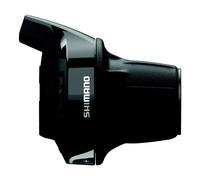 SHIMANO Slrv4007r, SL-RV400 Revo Shifter, Mano Destra, 7 velocità, con Display a Ingranaggi ottici Unisex, Nero, 7-Speed