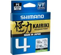 Shimano Line Kairiki 4 - Lenza da pesca M, 300 m, 0,06 mm, 4,4 kg, colore: Verde
