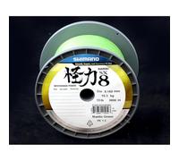Shimano Line Kairiki 8 - Lenza da pesca, lunghezza 3000 m, 0,20 mm, 17,1 kg, colore: Verde