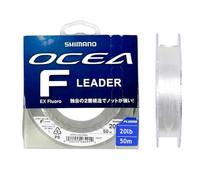 SHIMANO Line Ocea EX Fluoro Leader - 50m 0.377mm 20lb Clear filo da pesca per resistenza