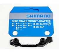 Shimano MA-90 Staffa di Montaggio per Freno a Disco (Nero, 160 mm Post/è Anteriore)