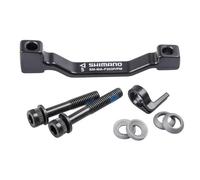 SHIMANO nessuna indicazione 1 supporto per freno da uomo e adattatore, nero, taglia unica