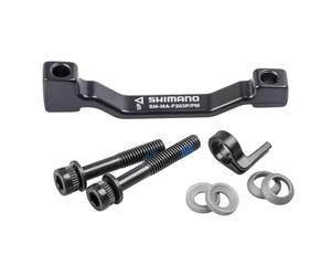 SHIMANO nessuna indicazione 1 supporto per freno da uomo e adattatore, nero, taglia unica