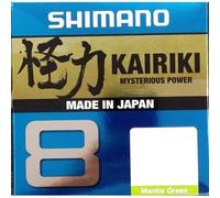 SHIMANO KAIRIKI 8 MANTIS GREEN 300MT - COLORE: VERDE, DIAMETRO (MM): 0.13, LUNGHEZZA: 300 MT, CARICO (KG): 8.2