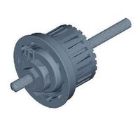 SHIMANO Nexus Dh-C6000-1R Gruppo dynamo Black 140 mm