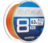 SHIMANO Ocea 8 #6 500 m 113 libbre / 51,3 kg multicolore 8 trecce Pe Li dal G...
