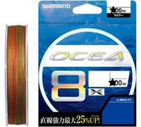 Shimano OCEA 8 PE #1.5-12 otto Braid Line Max 173lb 200-500m dal Giappone...