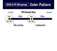 SHIMANO OCEA 8PE LD-A71S 300m Offshore Game PE Line Variation