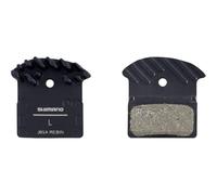 SHIMANO Pastiglia freno a disco J05A-RF e molla - composto di resina, piastra posteriore in alluminio alettato