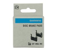 Shimano Pastiglie freno a disco BP-M06-MX M06 - Metallo sinterizzato, retro acciaio, coppia nera