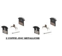 SHIMANO PASTIGLIE FRENO J04C METALLICHE