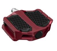 Shimano PD-EF205 Pedali Rosso Enduro Piatto Pedali Piattaforma Piatto - Nuovo