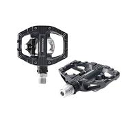 Shimano, EH-500 MTB/Gravel Pedal in Aluminium Dual SPD/FLAT Unisex adulto, Standard, 9/16 inches